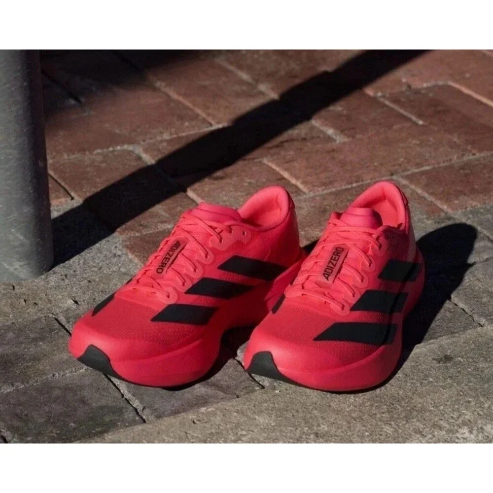 New Adidas Adizero Evo SL “Lucid Red Black” US Men's Size 12 JS4492